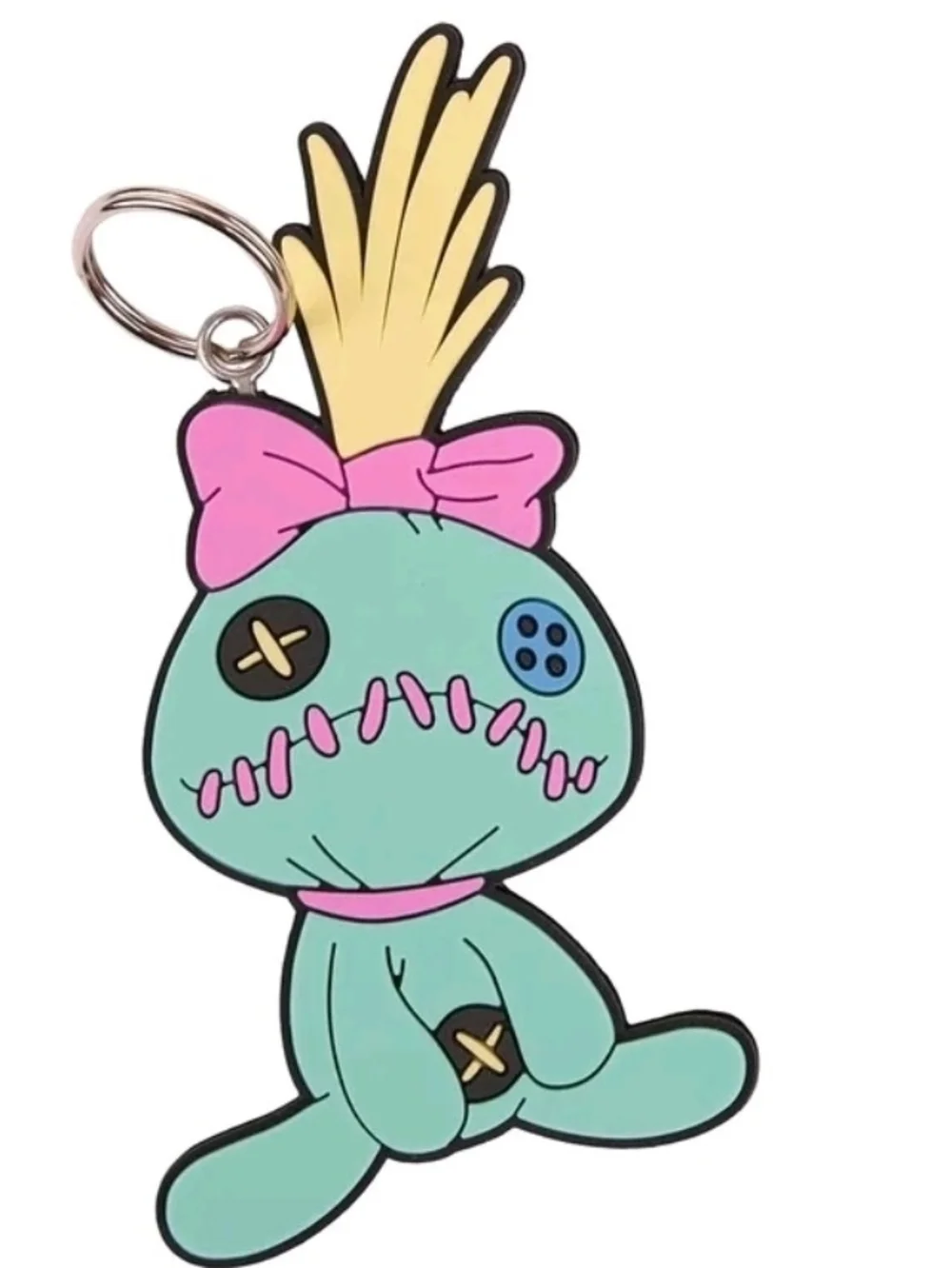 Disney Stich Backpack with Pink & Green Accents